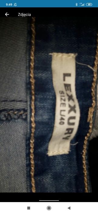 Spodnie dżinsowe damskie L 40