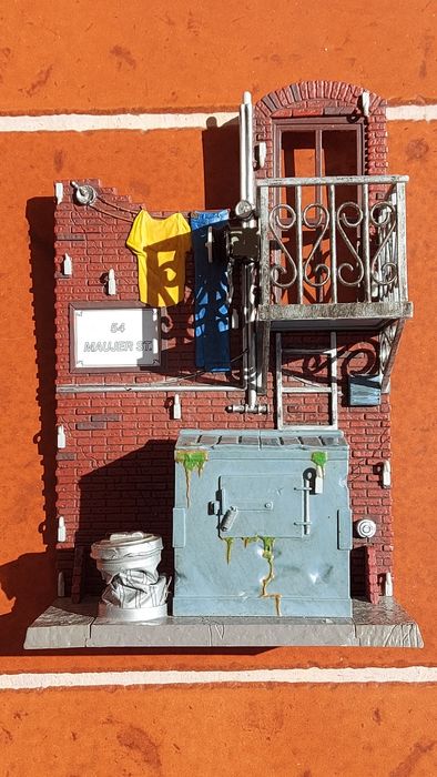 Decoração  parede de cidade,