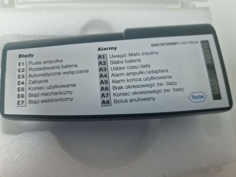 Pompa insulinowa Accu-Chek D-TRONplus-zaproponuj cenę 

Pompa szwajcar