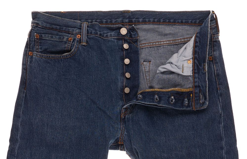 Spodnie Levis 501 W36 L32 Męskie Straight Classic Blue Regular