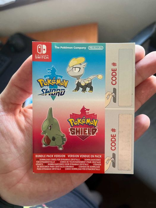 Pokemon Sword & Shield - Edição Dupla Steelbook (sem jogo) c/código