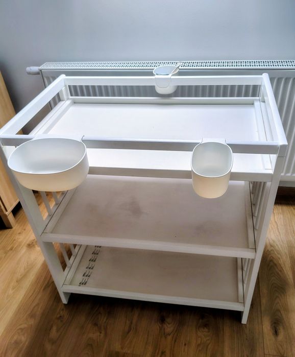 Przewijak dziecięcy IKEA + pojemniki