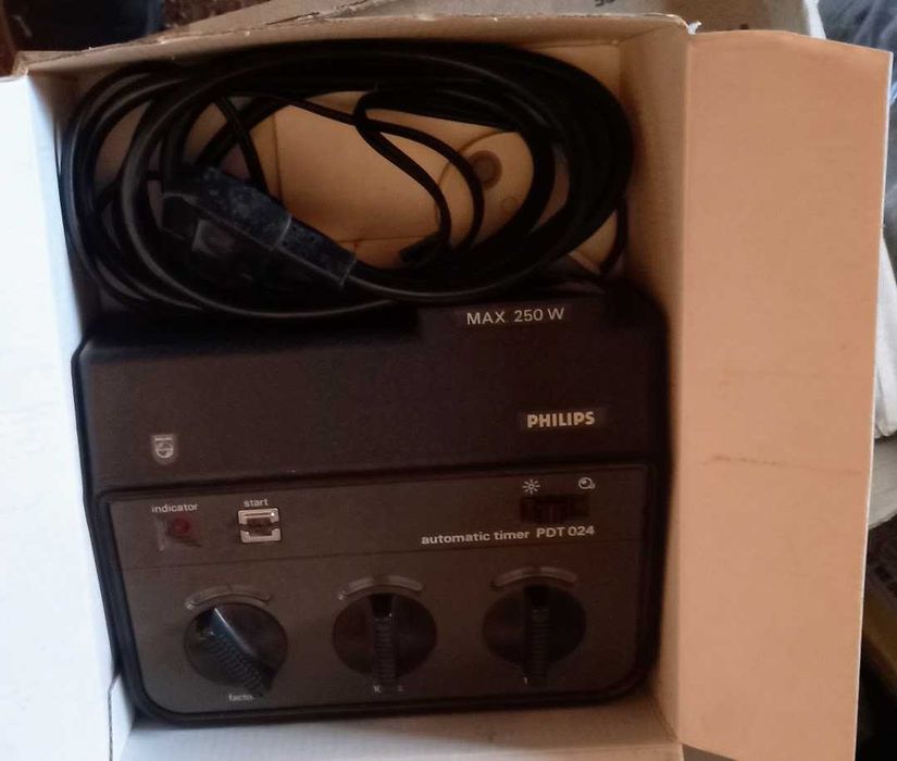 Relógio / Timer Temporizador de Ampliador Câmara Escura Philips PDT-024 (Fotografia)