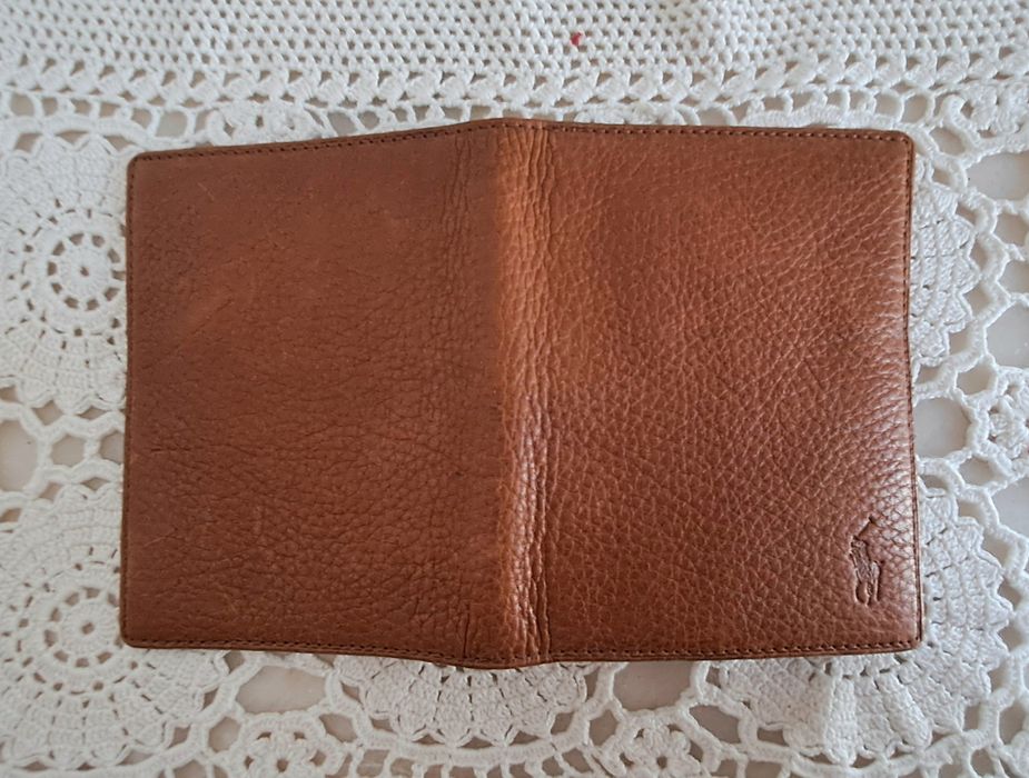 Carteira  em pele genuina, Nova, marca Polo by Ralph Lauren