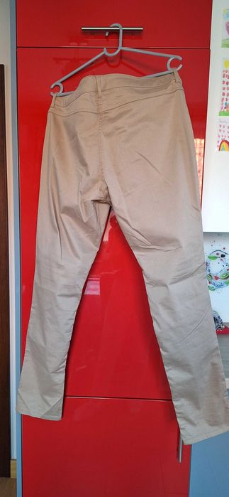 Spodnie  XXXL 46 H&M beżowe na wiosnę