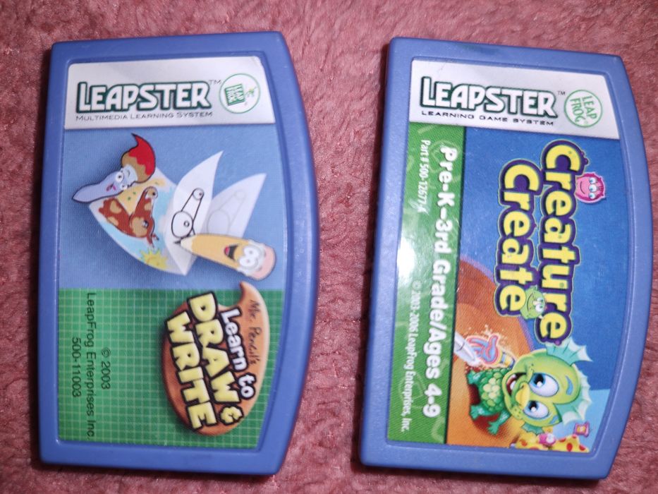 2 gry do konsoli Leapster