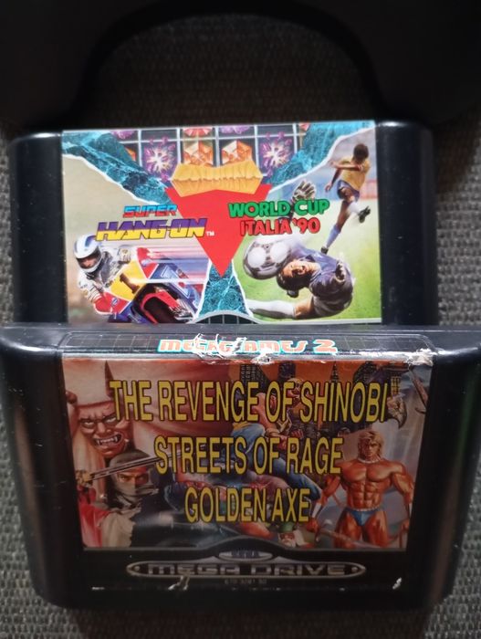 Comando Sega Md 2 Mega Games 1 e  2