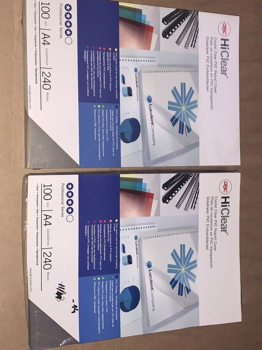 Lote capas para encadernação GBC