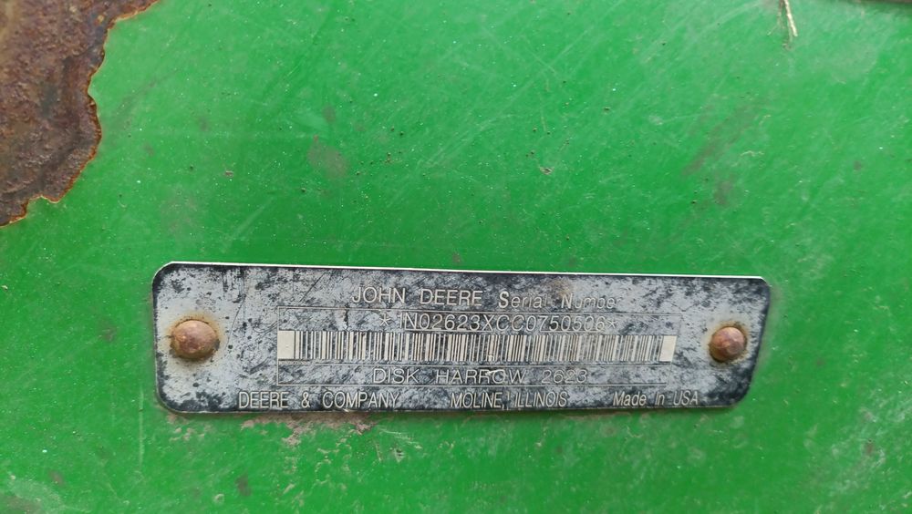 Борона John Deere 2623 (2012 р.в.)