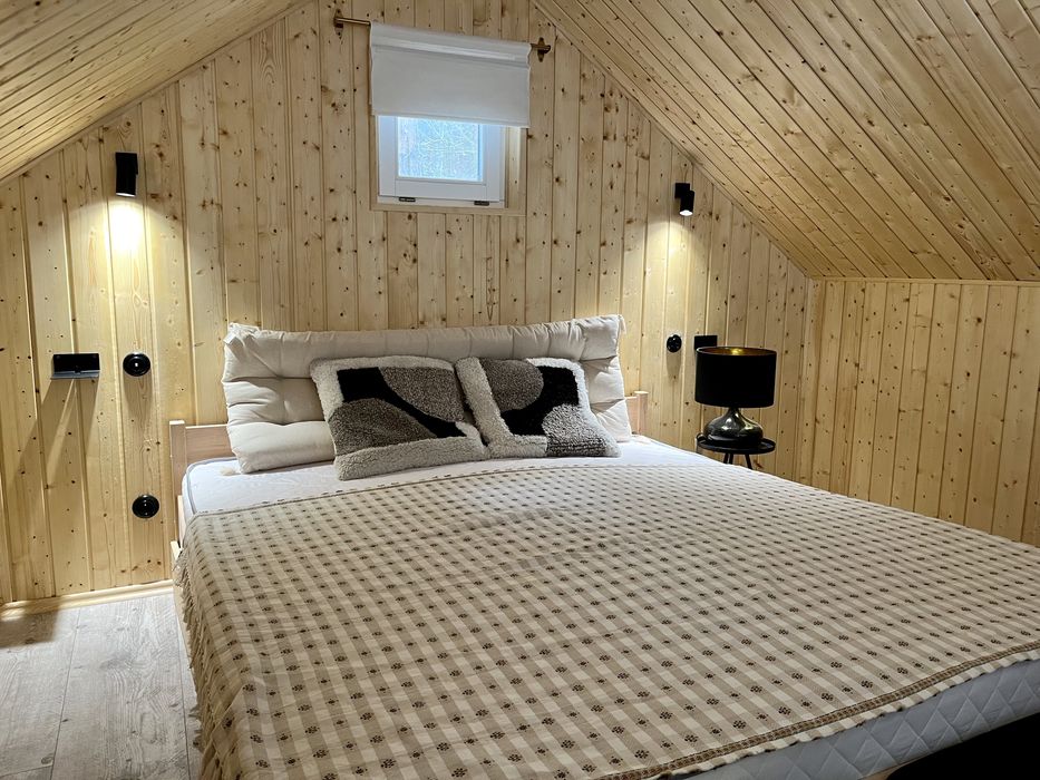 Domek wśród boru z balią jacuzzi noclegi k. Bałtów Sandomierz