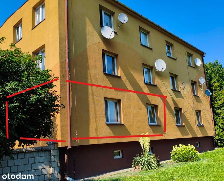 Mieszkanie 46,5 m² z garażem | Ogorzelice, gm. Stara Biała Do remontu