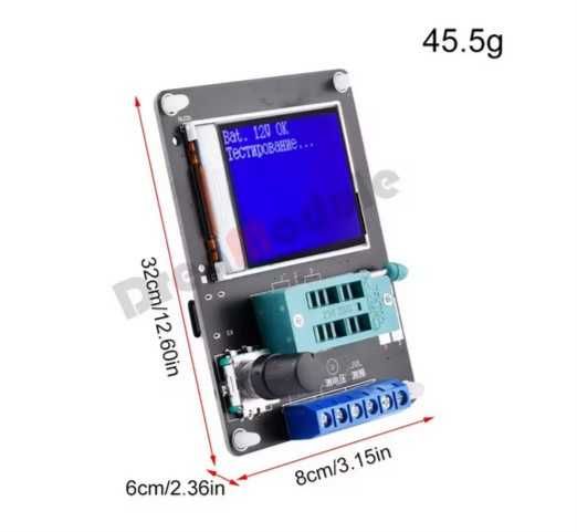 Тестер радіодеталей GM328A, вимірювач LCR ESR. Тестер транзисторів