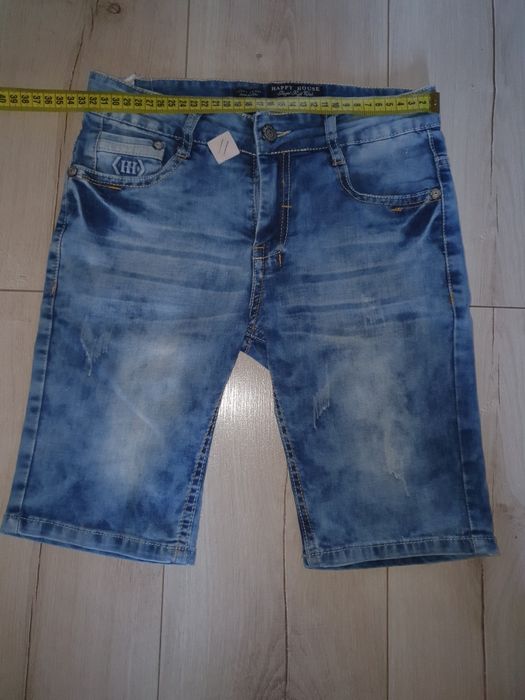 Spodenki jeansowe 128