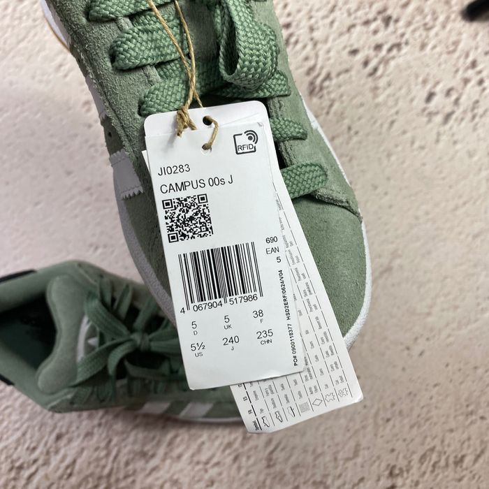ji0283 нові оригінал adidas campus 00s жіночі кросівки green