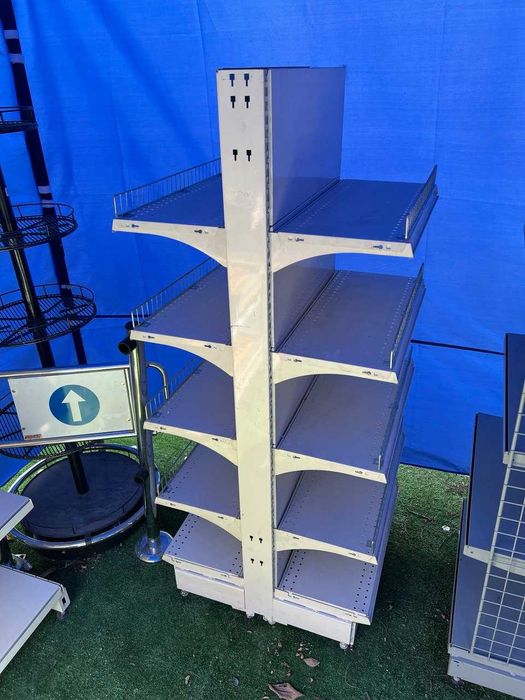 Regałe Sklepowe Używane, regały wyspowe, dwustronne "Modern".