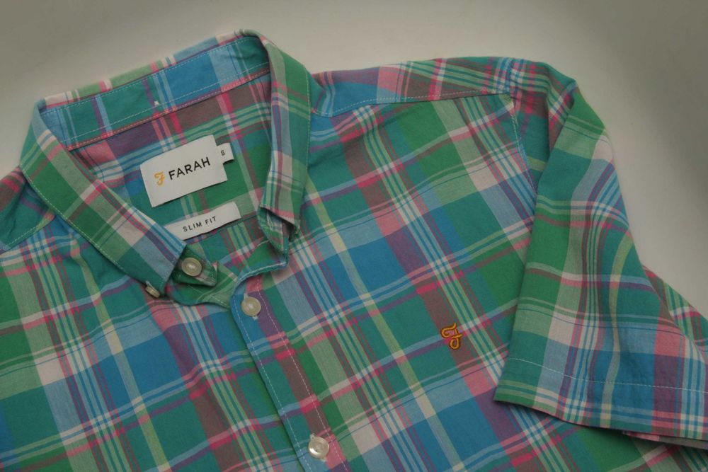 Farah рр S рубашка из хлопка slim fit