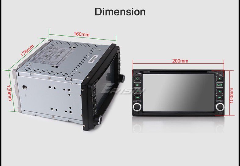 Auto radio Universal Toyota Android 14 64GB radio/dvd/cd/usb/sd/gp