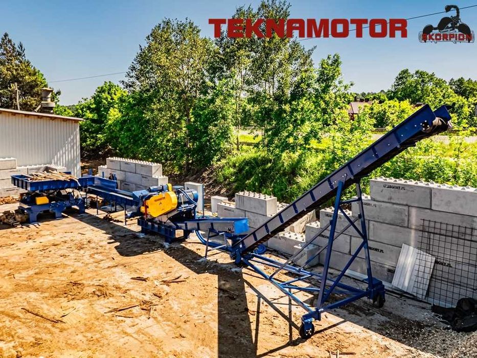 Stacjonarny rębak bębnowy Skorpion 650 EB/2 - "Teknamotor Sp. z o.o."