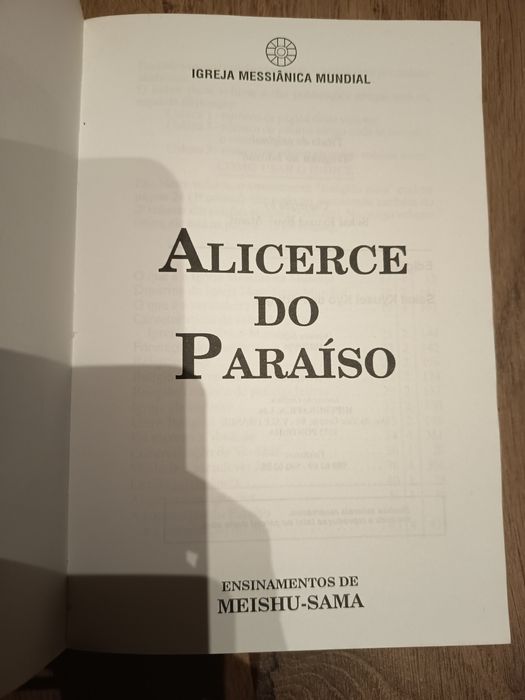 Livro Igreja Messiânica - Alicerce do Paraíso