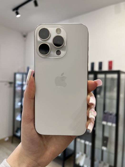 Telefon iPhone 15 PRO 128GB Biały Apple Gwarancja iTrade