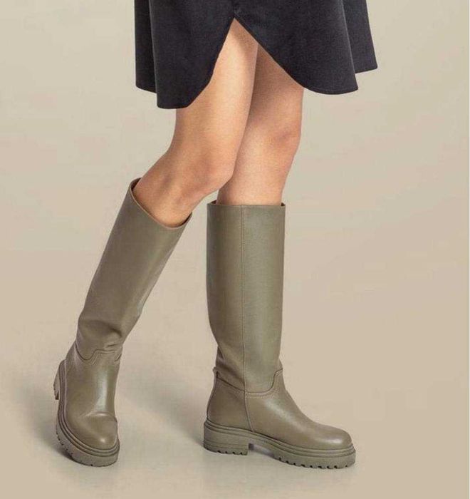 Шкіряні чоботи Kachorovska