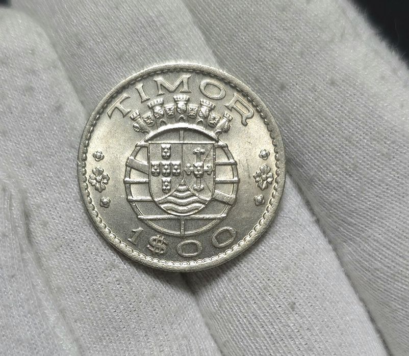 1$00  1958 Timor