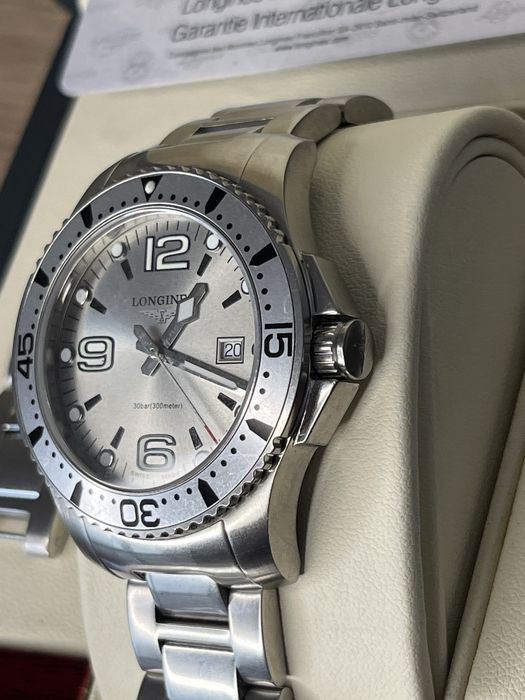 Zegarek longines hydroconquest silver !!!