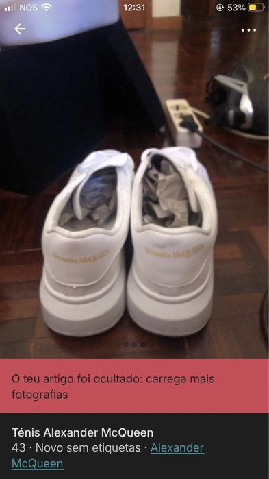 Sapatilhas Alexander McQueen