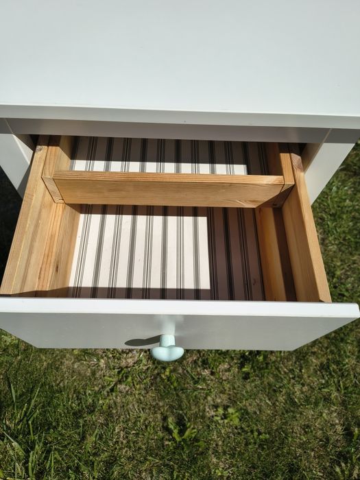 Komoda / Stolik Nocny IKEA HEMNES – 2 szuflady, biała