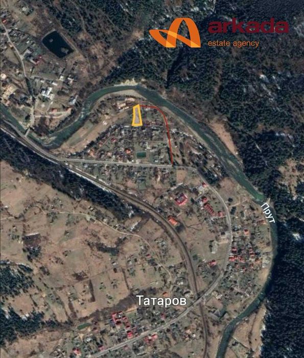 Земельна ділянка в Татарові в гарній локації під будівництво