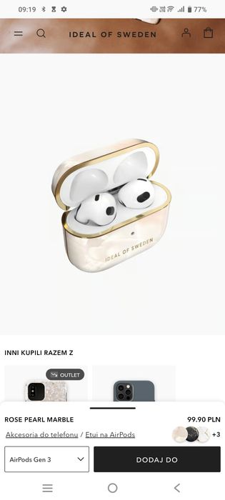 Airpods Apple etui pokrowiec nowe
