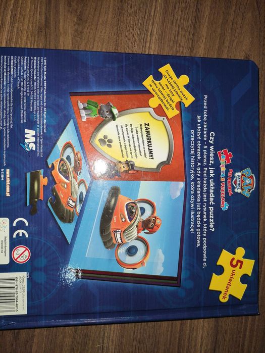 Puzzle książeczka psi patrol