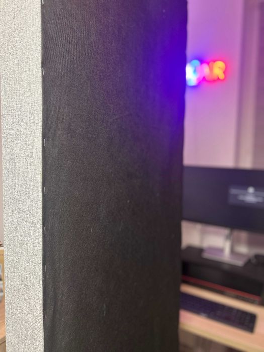 Ścianka Akustyczna Mobilna 200cm Rockwool 60kg/m3 + Pomiary SoundID