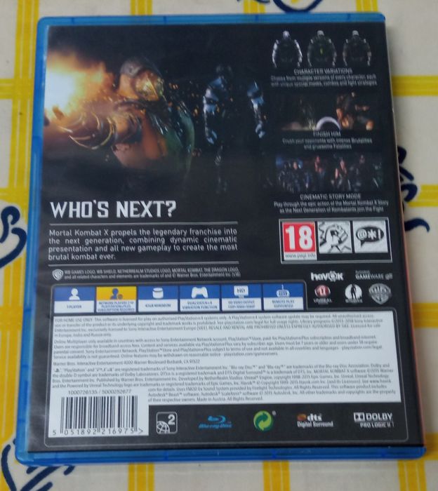 Mortal Kombat X e 11 PS4 (preço na descrição)