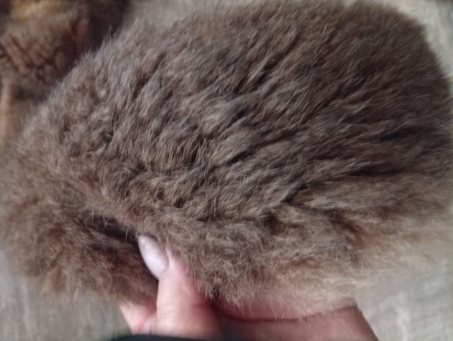 Kaptur z naturalnego futra