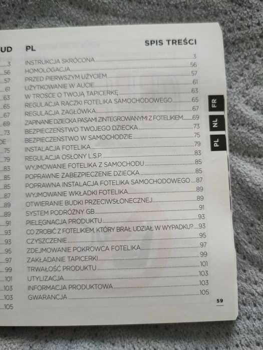 Fotelik samochodowy