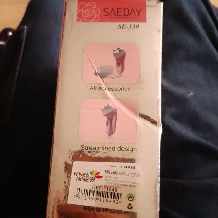 Máquina de depilação