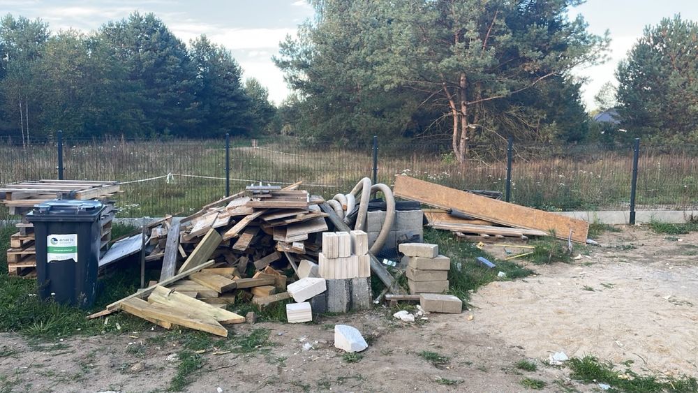 Oddam za darmo drewno po budowie i inne pozostalosci