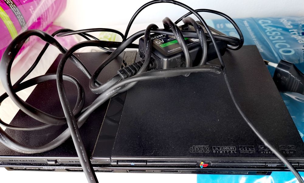 PlayStation 2 Slim a funcionar