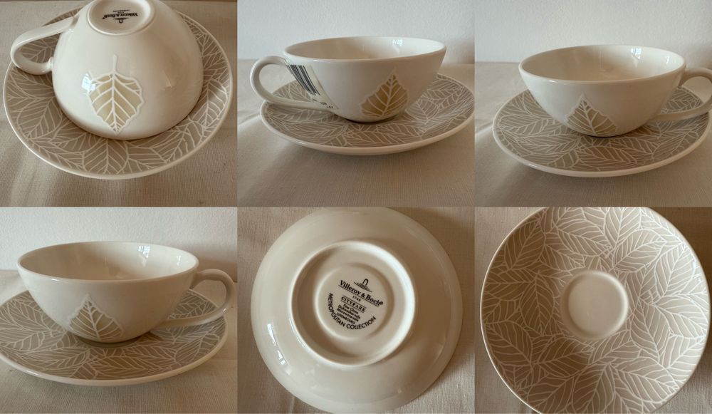 Вінтаж: елементи із сервізу Villeroy & Boch City Park , Damasco Weiss