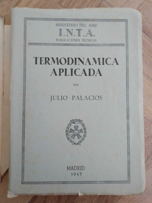 livro: Julio Palacios "Termodinámica aplicada”