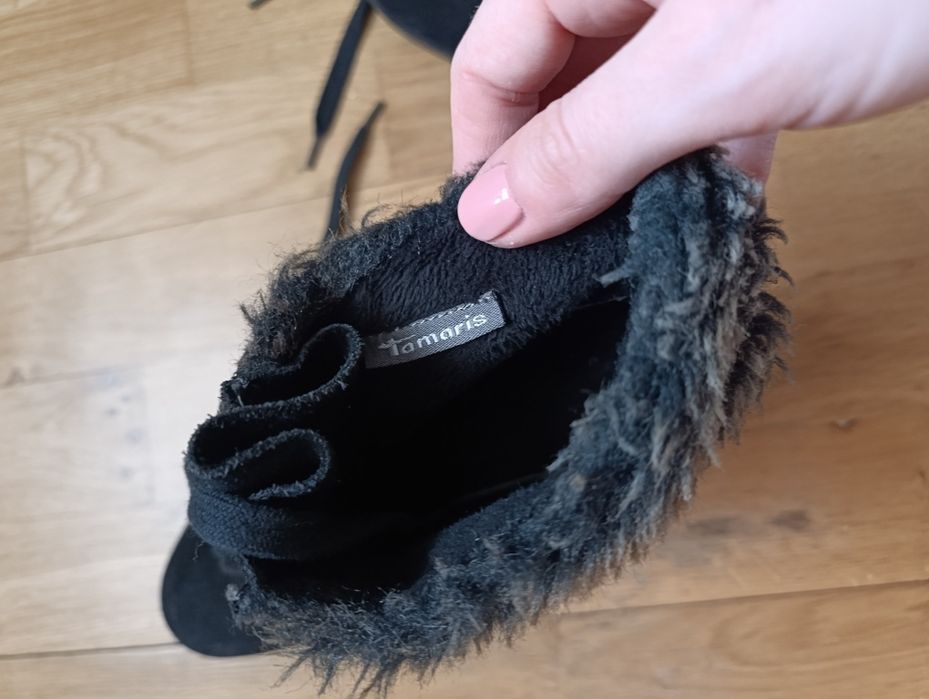 Черевики Tamaris 40 розмір, зручний каблук 7 см