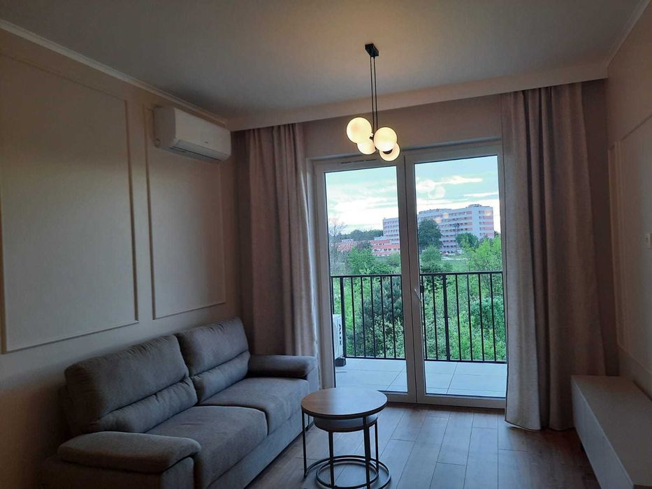 Do wynajęcia, świeżo wykończone, klimatyzowane 2pokojowe mieszkanie 39 m² na zamkniętym monitoroanym osiedlu - Widok 2