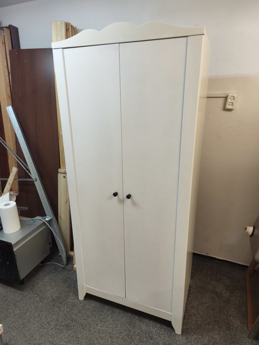 Szafa Hensvik DOWÓZ GRATIS IKEA biała dziecięca 2-drzwiowa