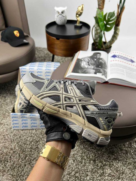 !SALE! Asics Gel-Kahana 8 Grey Beige 40 41 42 43 44 45 46 асикс асікс