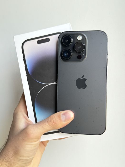 iPhone 14 Pro 256 Gb Space Black Neverlock АКБ 90% Физическая сим