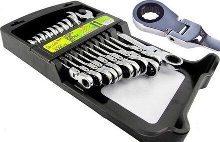 Набор ключей с трещоткой 11 предметов Alloid