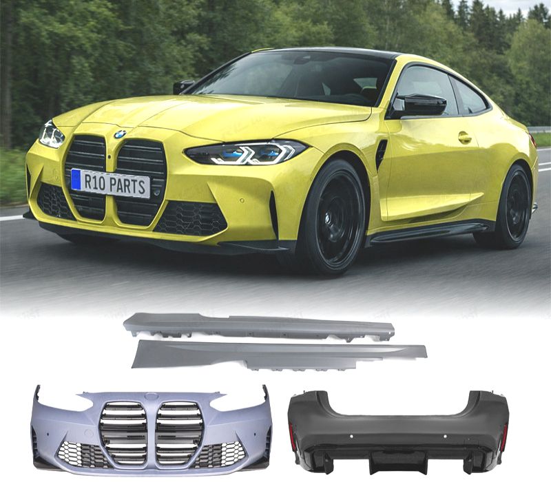 KIT CARROÇARIA BMW G22 COUPE 20-24 LOOK M4 PDC ACC PARKING ASSISTANT