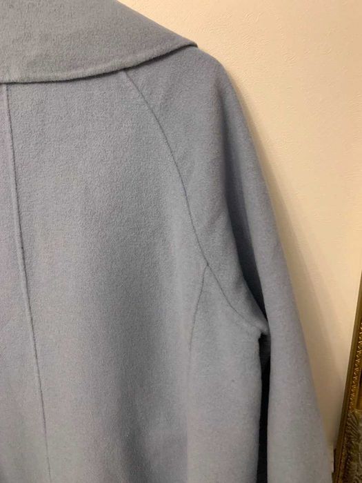 пальто голубий колір zara з вовною