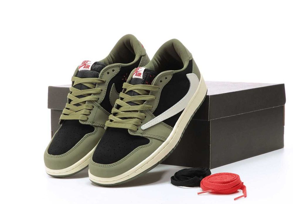 Мужские кроссовки Nike Air Jordan 1 Low OG TS SP Travis Scott "Combo"